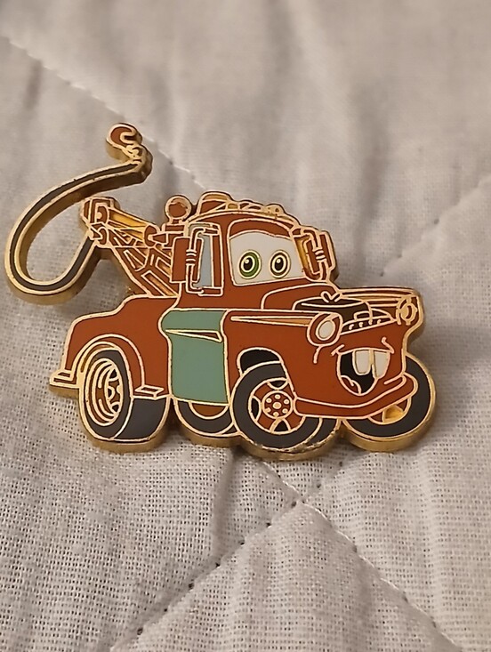 Disney Jewelry - Vintage Disney Pixar Cars Tow Mater Enamel Pin Official 2006 Trading Pin